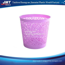 Round injection trash bin plastic moulds